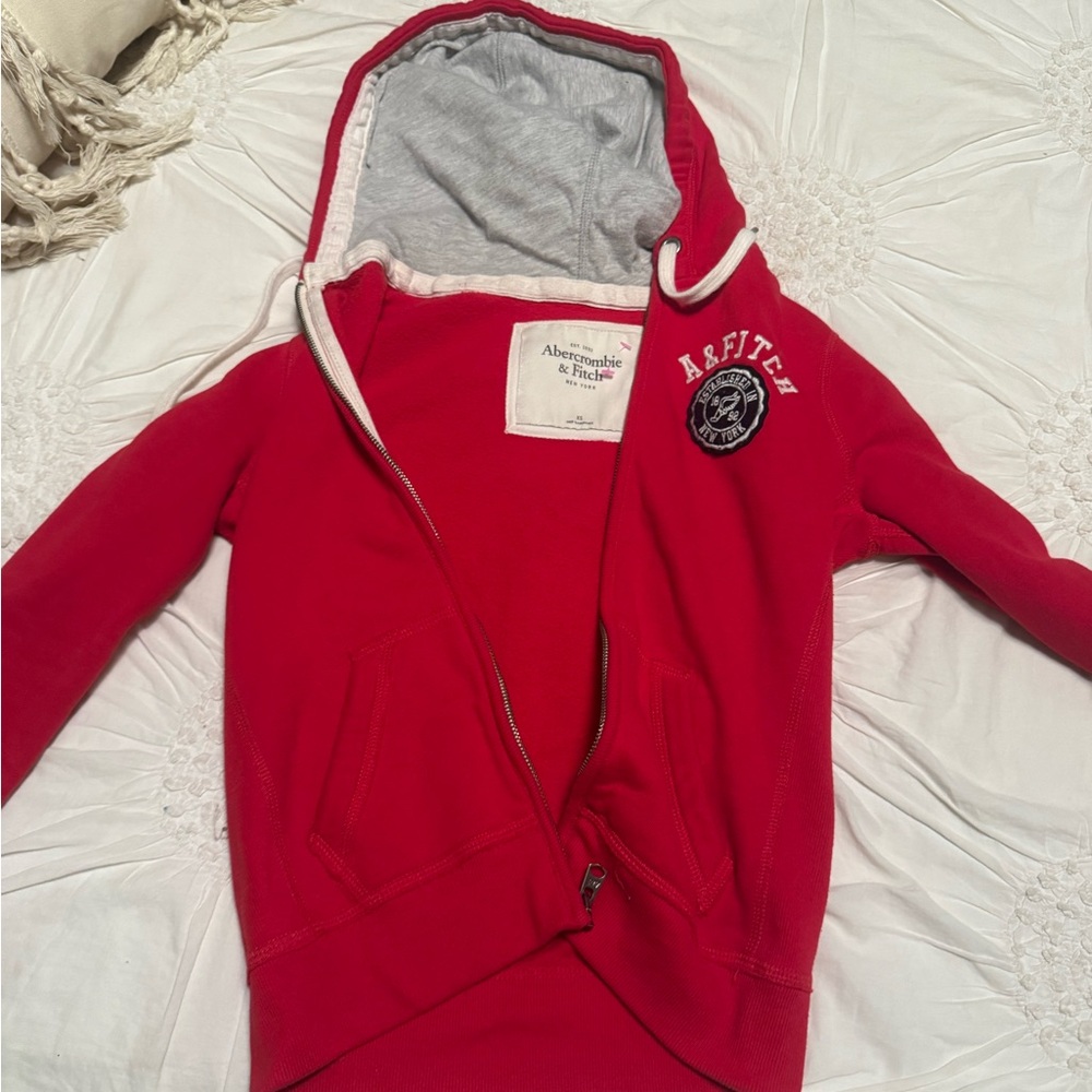 Abercrombie & Fitch Kids Scarlet Zip-Up Hoodie